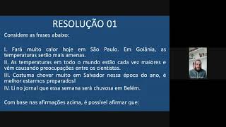 Resolvendo questões Fatores do clima e elementos do tempo atmosférico [upl. by Ahsha129]