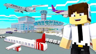 JOGANDO MINECRAFT COMO UM PILOTO DE AVIÃO [upl. by Rhea913]