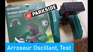 Arroseur Oscillant Parkside Présentation et Comparaison avec Gardena [upl. by Robby913]