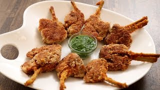 Pan Fried lamb Chops  Popular Lamb Recipe  Curries And Stories With Neelam [upl. by Adilem]