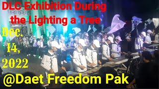 DLC Exhibition on the Lighting a Tree at Camarines Norte Freedom Park Daet  December 14 2022 [upl. by Naillig]