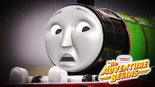 The Adventure Begins  First Night at Tidmouth Sheds  Thomas amp Friends Movie Remake Clip [upl. by Aiuqcaj]