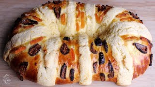 Rosca de Reyes Recipe  Three Kings Bread Recipe  The Sweetest Journey [upl. by Romeon]