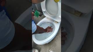 Baradong Inidoro Gamitan ng di ginagamit na plastik Cloged Toilet Bowl Remove [upl. by Annehcu591]