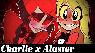 【Hazbin Hotel Comic Dub】CHARLIE X ALASTOR  Charlastor Compilation [upl. by Oahc194]