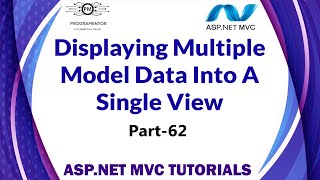 62  Displaying Multiple Model Data Into A Single View In ASPNET MVC  MVC Tutorials HindiUrdu [upl. by Euqinor638]