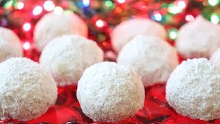 EASY Christmas Snowballs  Pecan Balls  So Easy ANYONE Can Make These [upl. by Idelia]