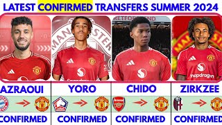 🚨LATEST CONFIRMED TRANSFER NEWS SUMMER 2024 MAN UNITED 🔥 MAZRAOUI CHUDO ZIRKZEE YORO HERE WE GO😱 [upl. by Atiekahs]