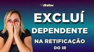 IR 2021 ❌ AUXÍLIO EMERGENCIAL  TIRA DÚVIDAS dependentes retificação exclusão [upl. by Frans]