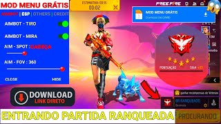 NOVO HACK GRÁTIS DO FREE FIRE MOD MENU NOVA ATUALIZAÇÃO COMPLETO COMO BAIXAR E INSTALAR [upl. by Risley926]