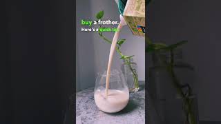 How To Make Frothy Milk Without A Frother [upl. by Animas]