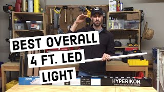 Hyperikon 912921003 In Depth Review Best Overall 4 ft LED shop light for [upl. by Yro]