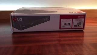 LG BP250 BluRay Player Unboxing amp Set Up  Vídeo especial 1 mês de canal [upl. by Rhodie503]