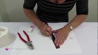 How to use a microwave kiln  Dichroic glass on Clear Ring [upl. by Bertelli]