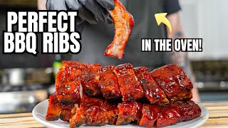 The Secret to PERFECT Ribs in the OVEN Juicy and Delicious Oven Baked BBQ Ribs Recipe [upl. by Nnylear]