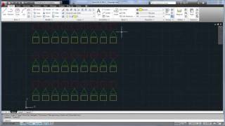 AutoCAD LT 2012 Arrays and Layers [upl. by Tatum]