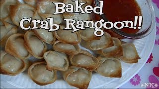 Baked Crab Rangoon Easy Appetizers Noreens Kitchen [upl. by Symer]