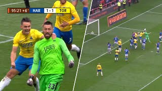 SCENES Goalkeeper scores stoppage time equaliser in National League playoff final [upl. by Juliane]