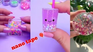 DIY Nano Tape Ballons 🎈🎈 ✨ this making 🎨🎭 art craft for nano tape nanotape craftartist 🎨🎨 [upl. by Archibold]