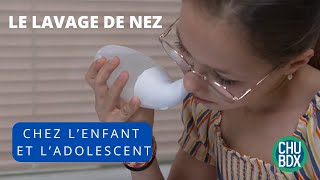 Le lavage de nez chez l’enfant à partir de 34 ans et l’adolescent [upl. by Inalial]