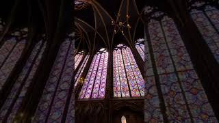 Arquitetura Gótica através da Igreja de Sainte Chapelle na França shorts [upl. by Airel948]