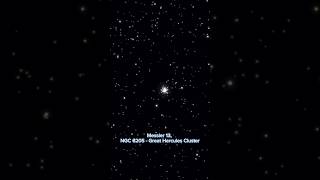 zoom into Messier 13 NGC 6205  Great Hercules Cluster shorts video trendingshorts [upl. by Pouncey]