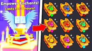 EMPOWER ENCHANTS НОВЫЙ ЭНЧАНТ И КРАФТ ЧАРМ В PET SIMULATOR 99 В РОБЛОКС ROBLOX [upl. by Benedikta568]