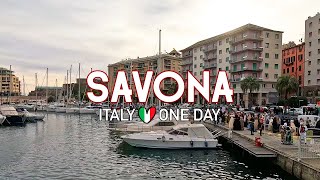 One Day walk in SAVONA VIDEO 4K ITALY 🇮🇹  travel citywalk music italy [upl. by Oryaj913]