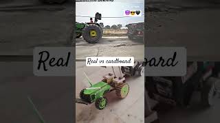 Real vs cardboard 👑 😤 👌 😳 😏 😎 automobile thar jcb farming farmer video trending stunt [upl. by Amaral]