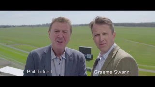 Graeme Swann and Phil Tufnell commentate on the Investec Derby Trial [upl. by Star]