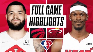 RAPTORS at HEAT  FULL GAME HIGHLIGHTS  January 17 2022 [upl. by Waine976]