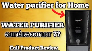 Livpure Water Purifier review Smart RO  Mineralizer  UV in Tamil [upl. by Teague398]