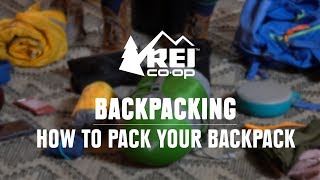 How to Pack a Backpack  REI [upl. by Pascasia]