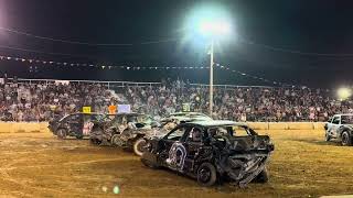 Cecil County Fair Demolition Derby 6 Cylinder Feature 72724 [upl. by Heuser]