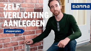 Verlichting aanleggen in je tuin  Tuinklussen  How to met GAMMA [upl. by Hannibal]