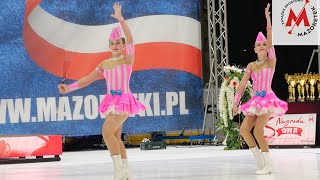 Mażoretki Miraż Wronki Duo trio Baton Junior  Bytom 2024 [upl. by Litton]