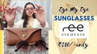 My first purchase from eye my eye  Affordable branded sunglasses  Suhanis Roost [upl. by Ylus]