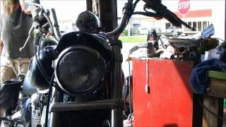 Changing your Speedometer cable on a 1993 Kawasaki VN1500 Vulcan [upl. by Etteiluj253]