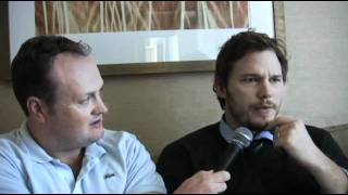 Chris Pratt talks going up against Brad Pitt in Moneyball with Brad Blanks [upl. by Marcos935]