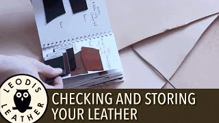 Quick Tip Checking Managing and Storing Your Leather [upl. by Jasper232]