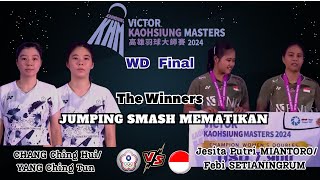 Pahlawan Muda  MIANTOROSETIANINGRUM INA vs SUNGYU TPE  Final Kaohsiung Masters 2024 [upl. by Eenet174]