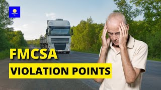 FMCSA Violation Points 🚚 💵 🏥 Violations And Access Your Violation History [upl. by Kitrak496]