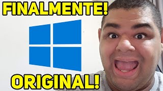 O IMPOSSÍVEL ACONTECEU Como Ativar uma Chave OEM do Windows 10 Pro por 16 [upl. by Eceertal]