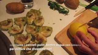 Ricetta Patate e Carciofi  Piatto Buonissimo e Sano per tutta la famiglia [upl. by Ingaberg]