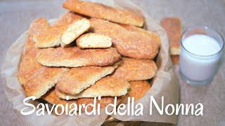 QUESTI BISCOTTI LI FACEVA MIA NONNA  SAVOIARDI CALABRESI DELLA NONNA  RICETTA FACILE E VELOCE [upl. by Keeryt639]