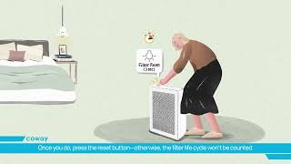 Tips How to manage the filters in Coway air purifier [upl. by Volny]