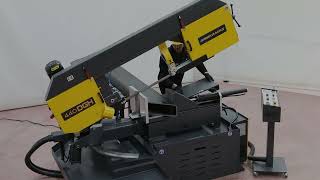 BMSY 440DGH double mitering 17quot metal cutting bandsaw [upl. by Eilloh]