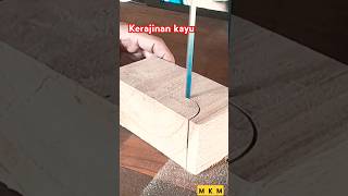 Cengkok kayu bandsawbandsawkayu diy tutorial woodworking motivasi teknikkayu [upl. by Alaet]