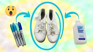 Tie Dye Shoes Beautiful and Easy DIY [upl. by Ardnasil]