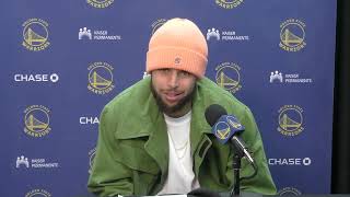 Stephen Curry looks frustrated Talks losing to the Grizzlies 🎤 [upl. by Eel]